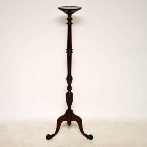 Antique Georgian Style Mahogany Torchere Stand (1 of 7)