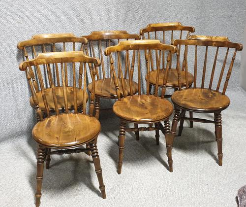 Good Set Six Kitchen Dining Chairs (Ibex) (1 of 7)