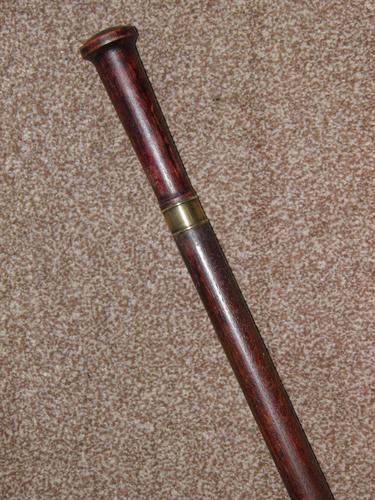 Vintage Solid Wooden Walking / Gadget Sword Stick / Cane with Brass Collar (1 of 10) Vintage Solid Wooden Walking / Gadget Sword Stick / Cane with Brass Collar (1 of 10)