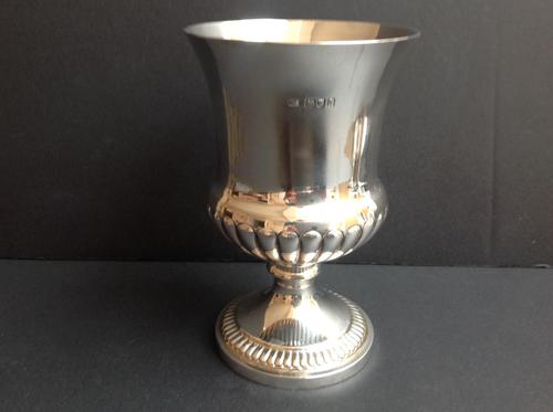 Superb Antique Victorian Silver Goblet - 1896 (1 of 3)