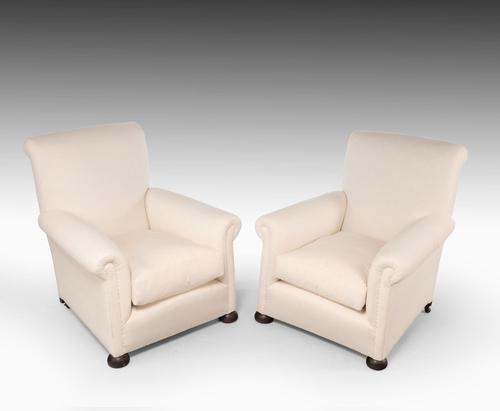 Early 20th Century Pair of Mahogany Framed Tub Chairs (1 of 4) Early 20th Century Pair of Mahogany Framed Tub Chairs (1 of 4)
