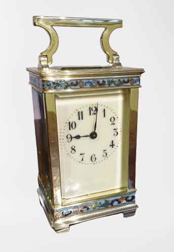 Attractive Small Brass French Carriage Clock (1 of 7)