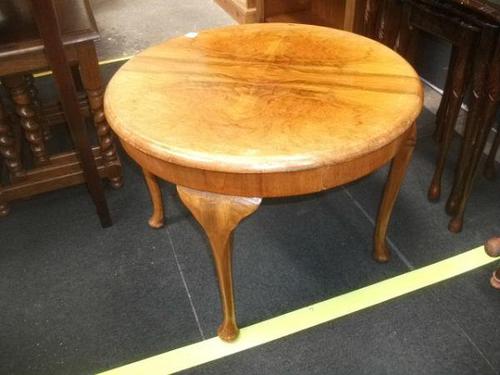 Circular Walnut Coffee Table - 021-1372 (1 of 1)