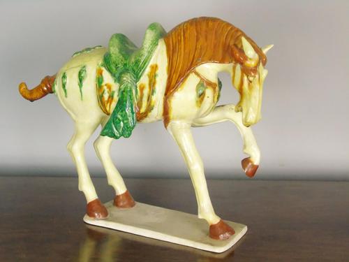 Early 20th Century Chinese Tang Horse Sancai Glaze (1 of 6) Early 20th Century Chinese Tang Horse Sancai Glaze (1 of 6)