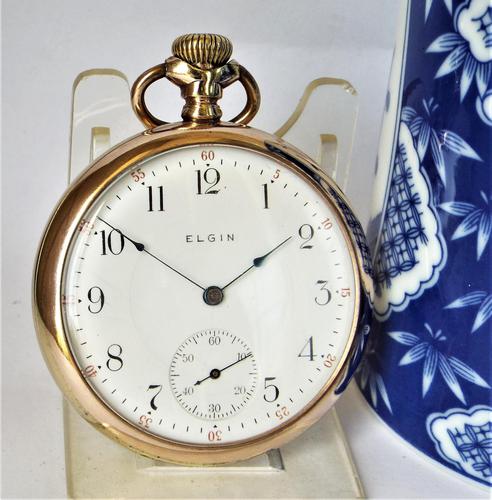 Antique 1911 Elgin Stem Winding Pocket Watch (1 of 4) Antique 1911 Elgin Stem Winding Pocket Watch (1 of 4)