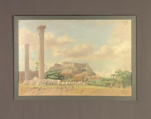 Oil on board the acropolis James Eddie (1 of 6) Oil on board the acropolis James Eddie (1 of 6)