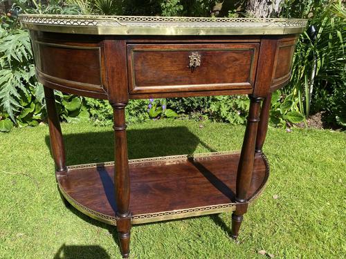 Louis XVI Mahogany Console Desserte (1 of 6) Louis XVI Mahogany Console Desserte (1 of 6)