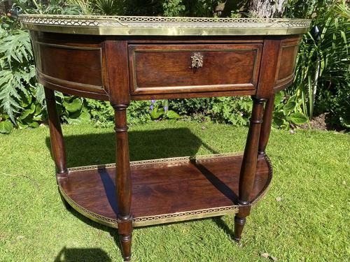 Louis XVI Mahogany Console Desserte (1 of 6)