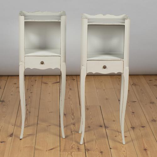 Pair of French Painted Bedside Cabinets Tables (1 of 5)