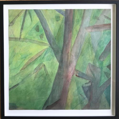 Original Watercolour 'Into the Forest' by Doreen Heaton Potworowski - Initialled 1971 - Framed (1 of 2) Original Watercolour 'Into the Forest' by Doreen Heaton Potworowski - Initialled 1971 - Framed (1 of 2)