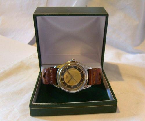 Vintage Tissot (omega) Jubileum Wrist Watch 1953 16 Jewel Stainless Steel Case Fwo (1 of 12)