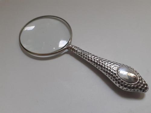 Charming Edwardian Silver Magnifying Glass (1 of 5)