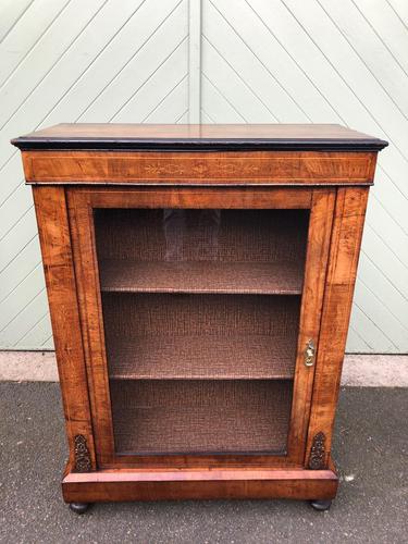 Antique Inlaid Walnut Display Cabinet (1 of 10) Antique Inlaid Walnut Display Cabinet (1 of 10)