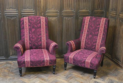 Pair of Napoleon III Armchairs (1 of 6)