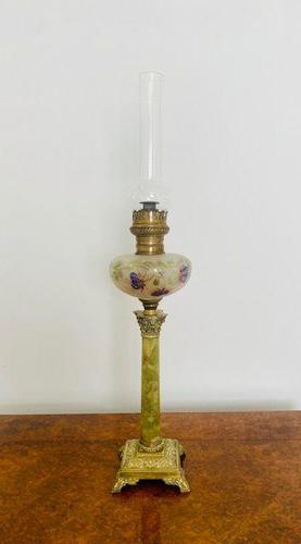 Quality Antique Victorian Oil Lamp (1 of 6)