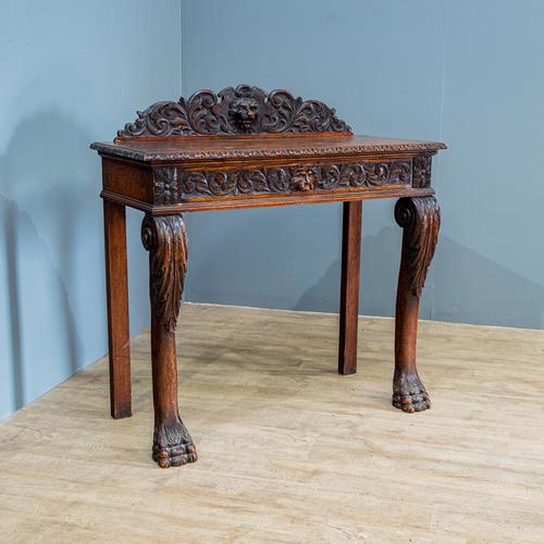 Victorian Carved Console Table (1 of 6) Victorian Carved Console Table (1 of 6)