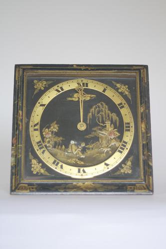 Large Chinoiserie Decorated Strut Clock Circa 1920s (1 of 10)