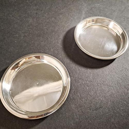 Pair of Asprey Silver Coasters (1 of 4) Pair of Asprey Silver Coasters (1 of 4)