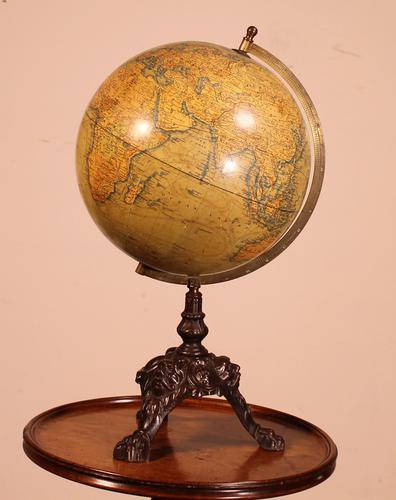 Terrestial Globe From J.lebègue & Cie Circa 1890 From Paris (1 of 12) Terrestial Globe From J.lebègue & Cie Circa 1890 From Paris (1 of 12)