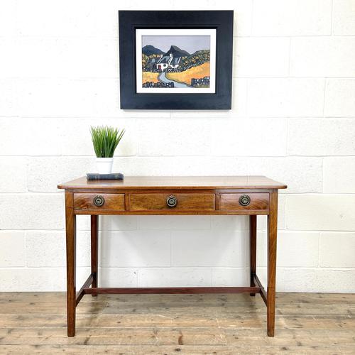 Antique Mahogany Side Table with Drawers (1 of 10)