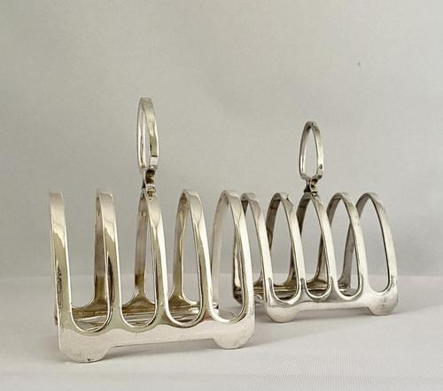 Smart Pair Silver Plated Toast Racks c.1920 (1 of 6) Smart Pair Silver Plated Toast Racks c.1920 (1 of 6)