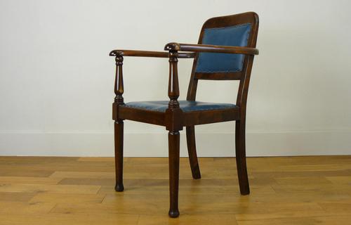 Handsome Edwardian Desk Armchair c1910 (1 of 12)