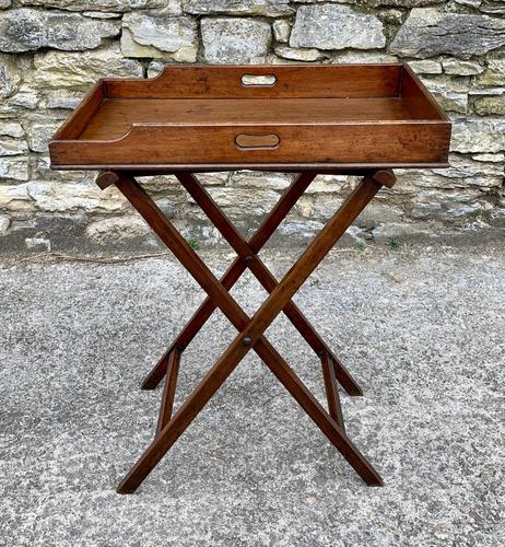 Small Antique Mahogany Butlers Tray on Stand (1 of 15) Small Antique Mahogany Butlers Tray on Stand (1 of 15)
