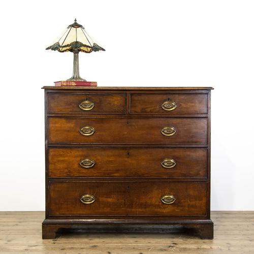 Antique Georgian Oak Chest of Drawers (1 of 8)