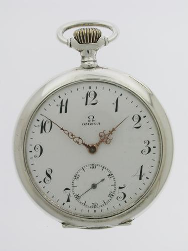Omega Silver 0.800 Mint Open Face Pocket Watch - Swiss 1916 (1 of 7) Omega Silver 0.800 Mint Open Face Pocket Watch - Swiss 1916 (1 of 7)