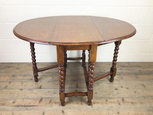 Early 20th Century Antique Oak Gateleg Table (1 of 8) Early 20th Century Antique Oak Gateleg Table (1 of 8)