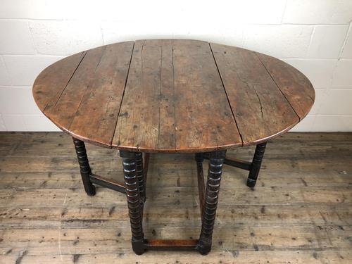 Early 18th Century Yew & Fruitwood Gateleg Table (1 of 12)