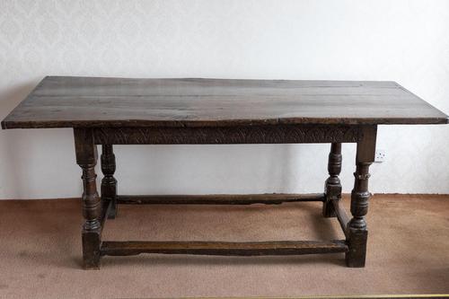 17th Century Oak Refectory Table (1 of 9)