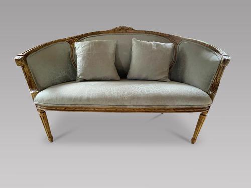 19th Century Salon Sofa in Louis XVI Style (1 of 3) 19th Century Salon Sofa in Louis XVI Style (1 of 3)