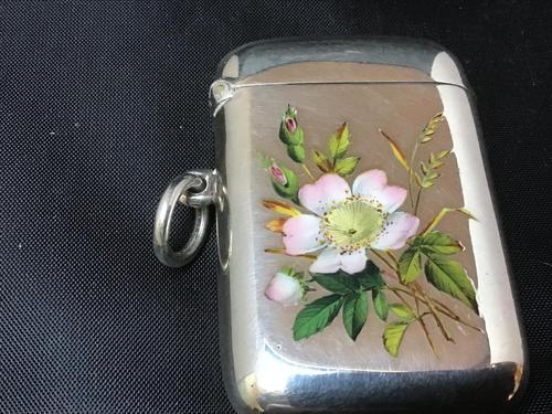 Excellent Silver and Enamel Vesta Case (1 of 7) Excellent Silver and Enamel Vesta Case (1 of 7)