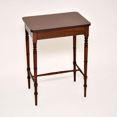 Antique Victorian Mahogany  Side Table (1 of 8)