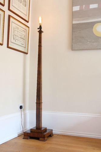 Art Deco Walnut Standard Lamp (1 of 15) Art Deco Walnut Standard Lamp (1 of 15)