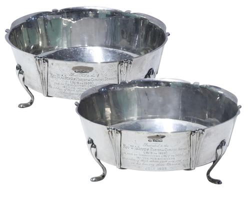 Pair of Solid Sterling Silver Bowls (1 of 11) Pair of Solid Sterling Silver Bowls (1 of 11)