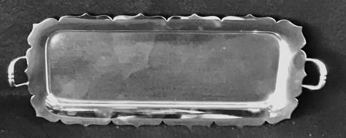 Edwardian Silver Plated Oblong Two Handle Drinks Tray (1 of 4) Edwardian Silver Plated Oblong Two Handle Drinks Tray (1 of 4)