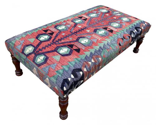 Kilim Covered Stool (1 of 7)