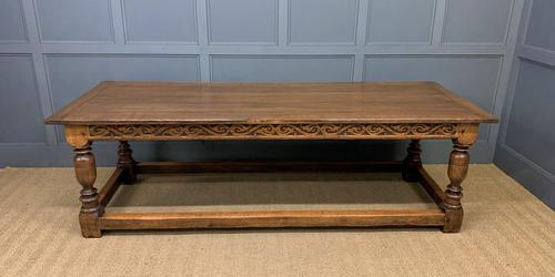 Large Oak Jacobean Revival Refectory Table (1 of 12) Large Oak Jacobean Revival Refectory Table (1 of 12)