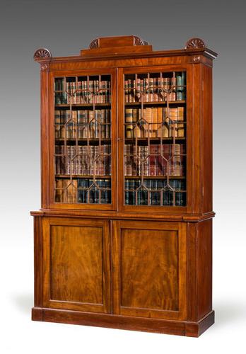 Regency Period Mahogany Two Door Bookcase (1 of 6) Regency Period Mahogany Two Door Bookcase (1 of 6)