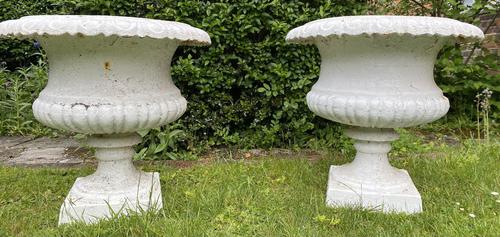 Pair of Large Garden Urns (1 of 5)