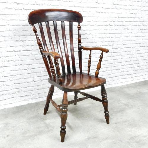 19th Century Lincolnshire Windsor Lathback Armchair (1 of 10)