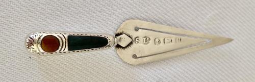 Silver Book Trowel Book Marker - Birmingham 1932 (1 of 4)