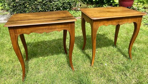 Pair of Walnut Side Tables (1 of 6) Pair of Walnut Side Tables (1 of 6)