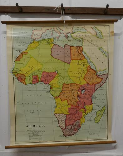 Large University Chart “Physical Map of Africa” by Bacon (1 of 11) Large University Chart “Physical Map of Africa” by Bacon (1 of 11)