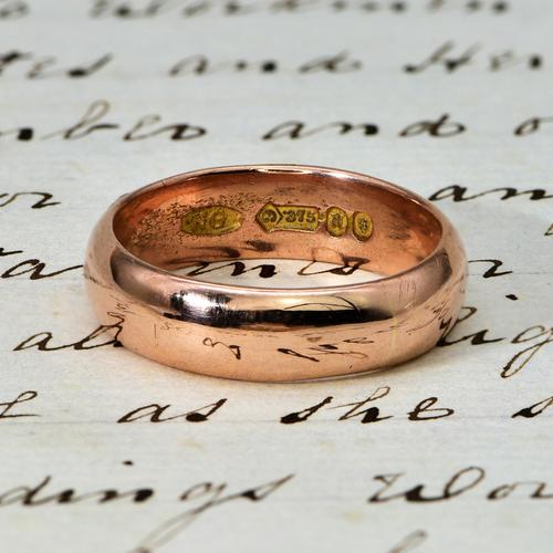 The Antique 1916 Rose Gold Wedding Ring (1 of 1) The Antique 1916 Rose Gold Wedding Ring (1 of 1)