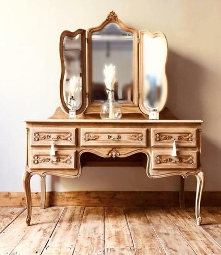 French Antique Dressing Table / Vintage Dressing Table / Louis XV Style Vanity (1 of 6)