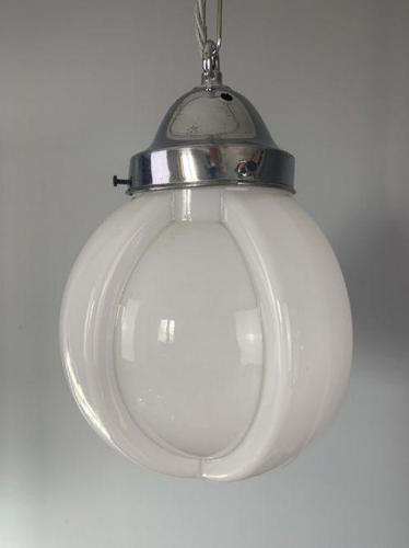 Art Deco Ceiling Light, Original Shade, Rewired (1 of 6)