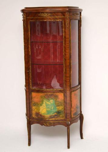 Antique French Style Ormolu Mounted Display Cabinet (1 of 13)